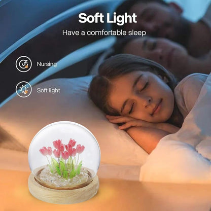 Tulip Cube Mirror Lamp