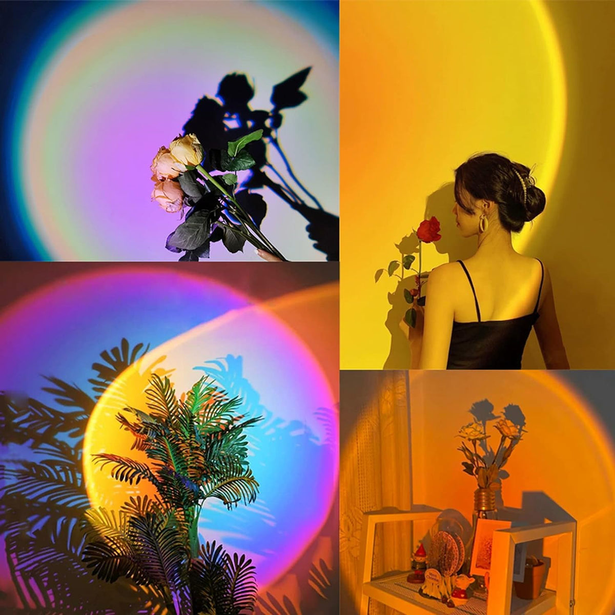 16 Colors Changing Sunset Lamp.