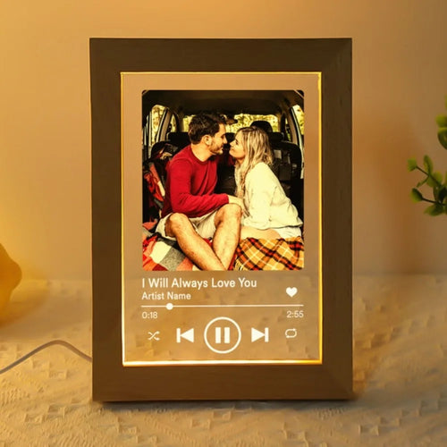 Custom Music Picture Frame Night Light