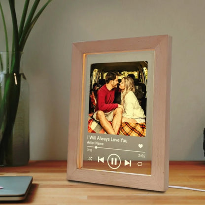 Custom Music Picture Frame Night Light